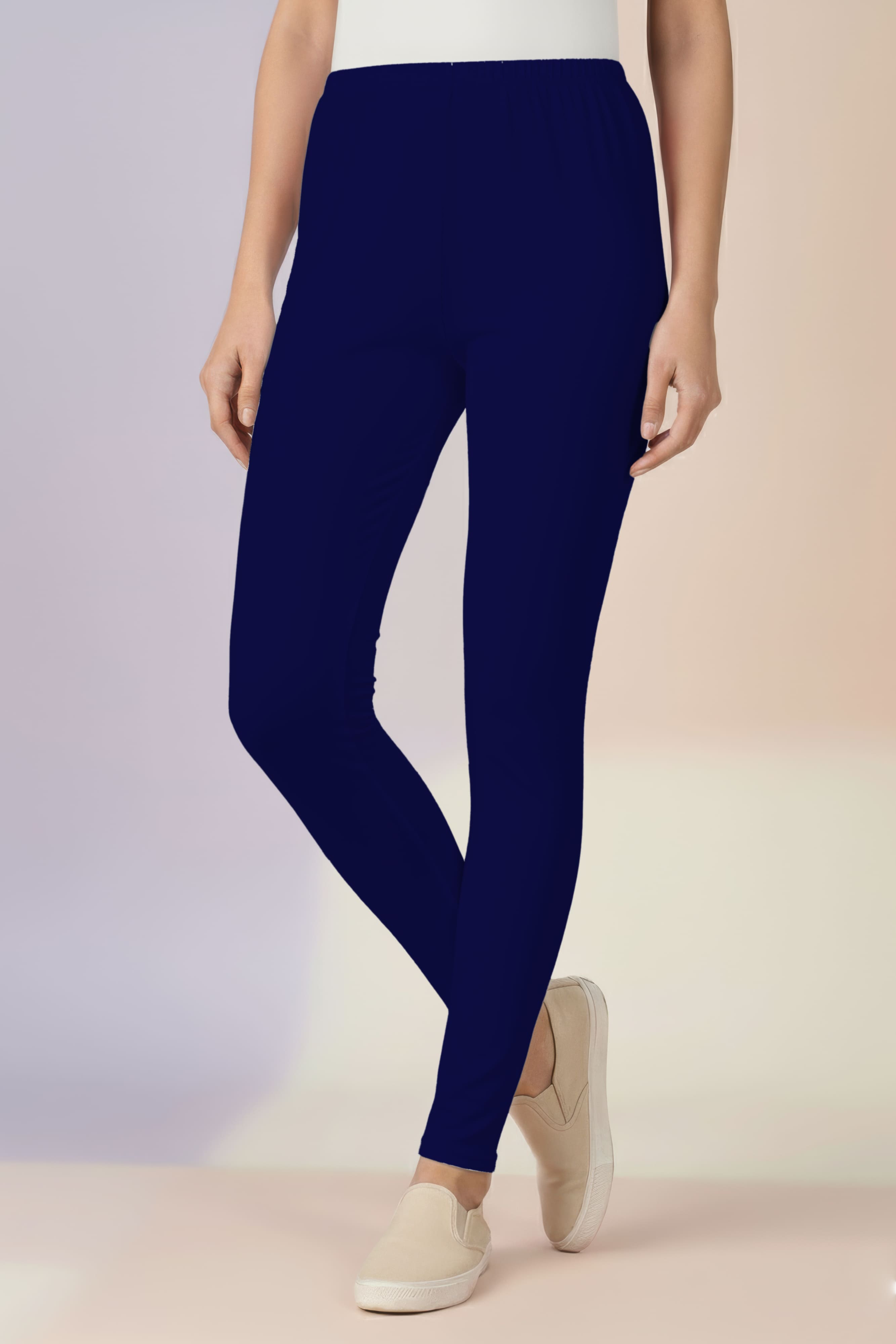 Ink Blue Ankle Leggings