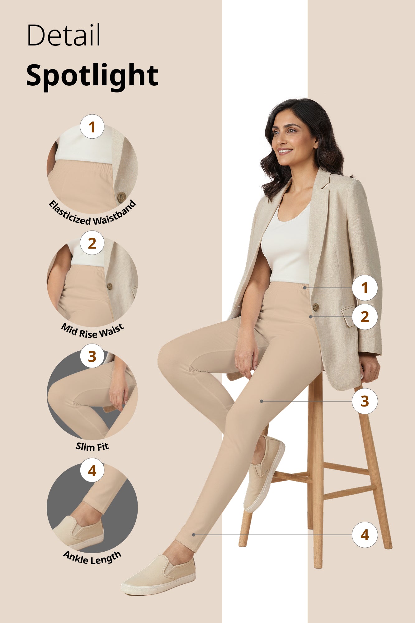 Skin Ankle Length Leggings
