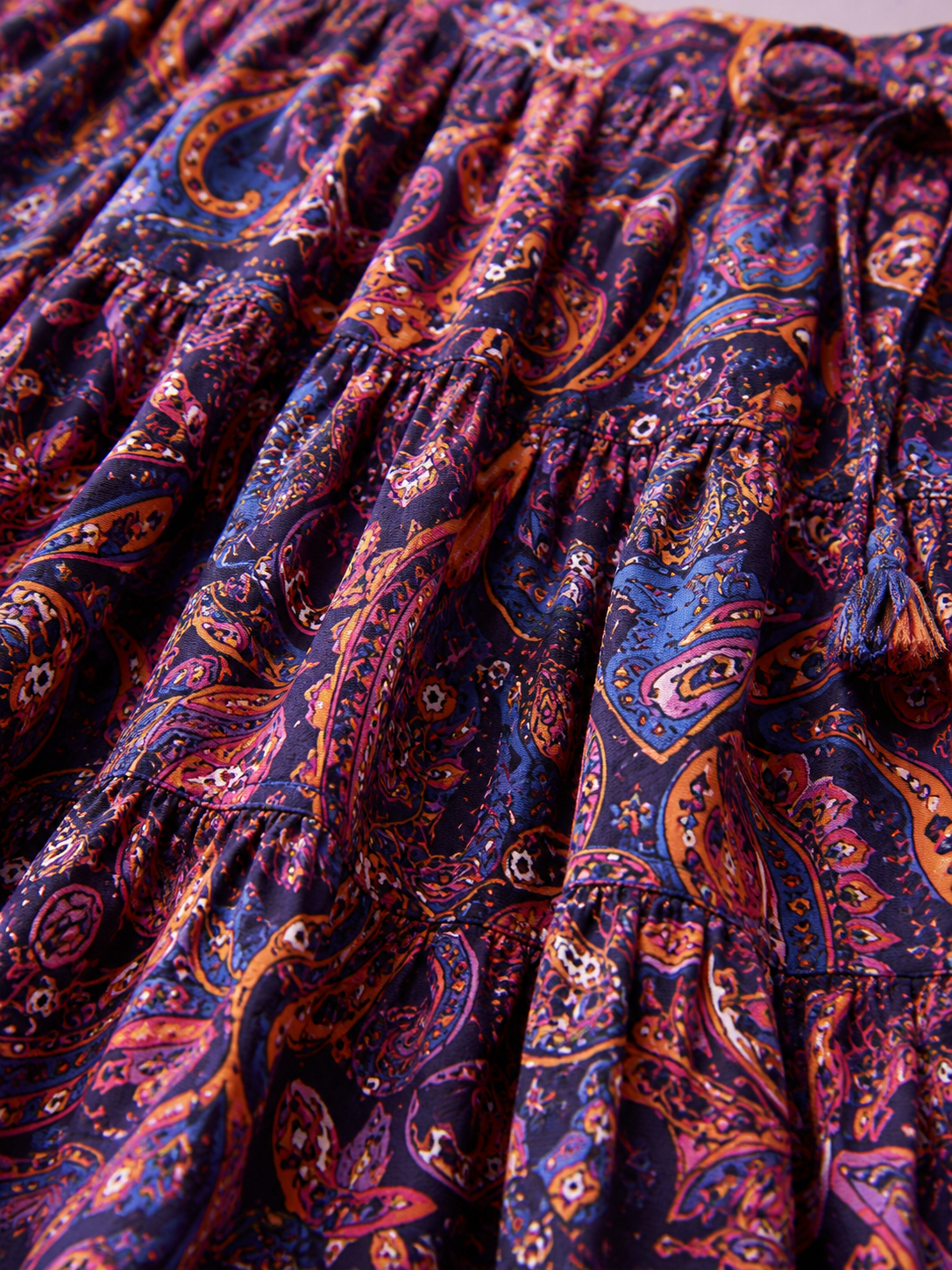 Multi Cotton Kalamkari Print - 6777 Skirt