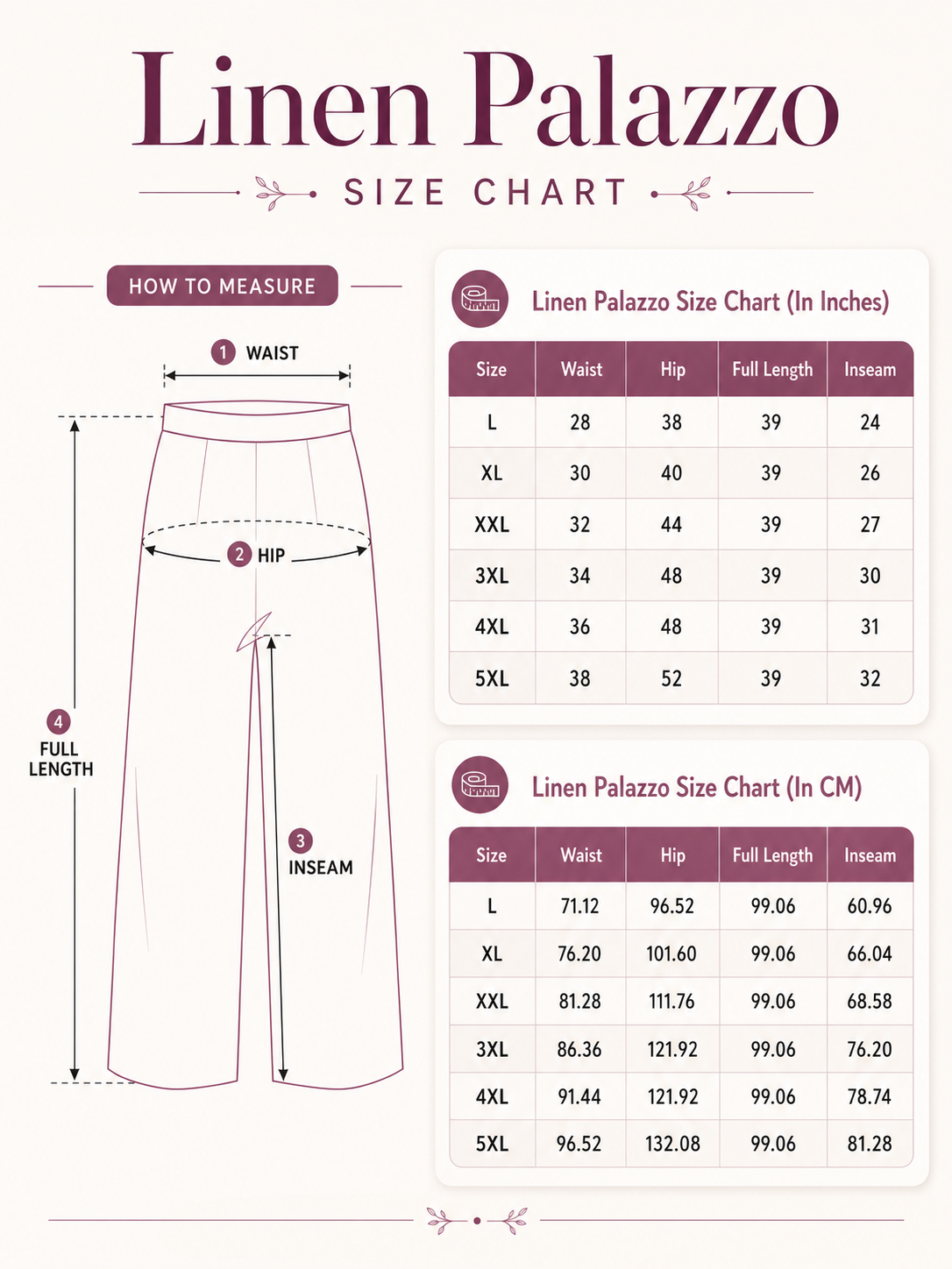 Black Linen Palazzo