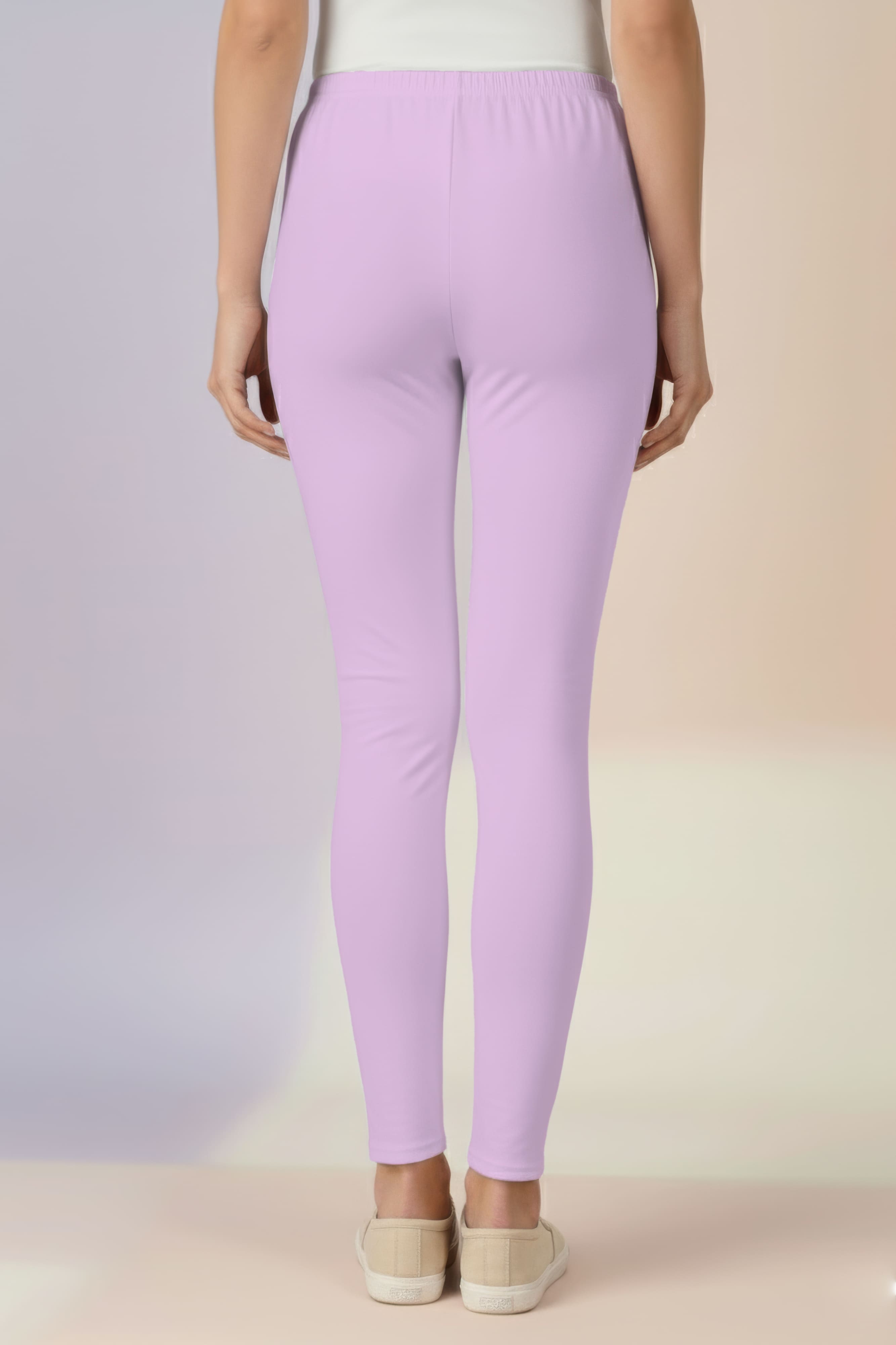 Baby Pink Ankle Length Leggings