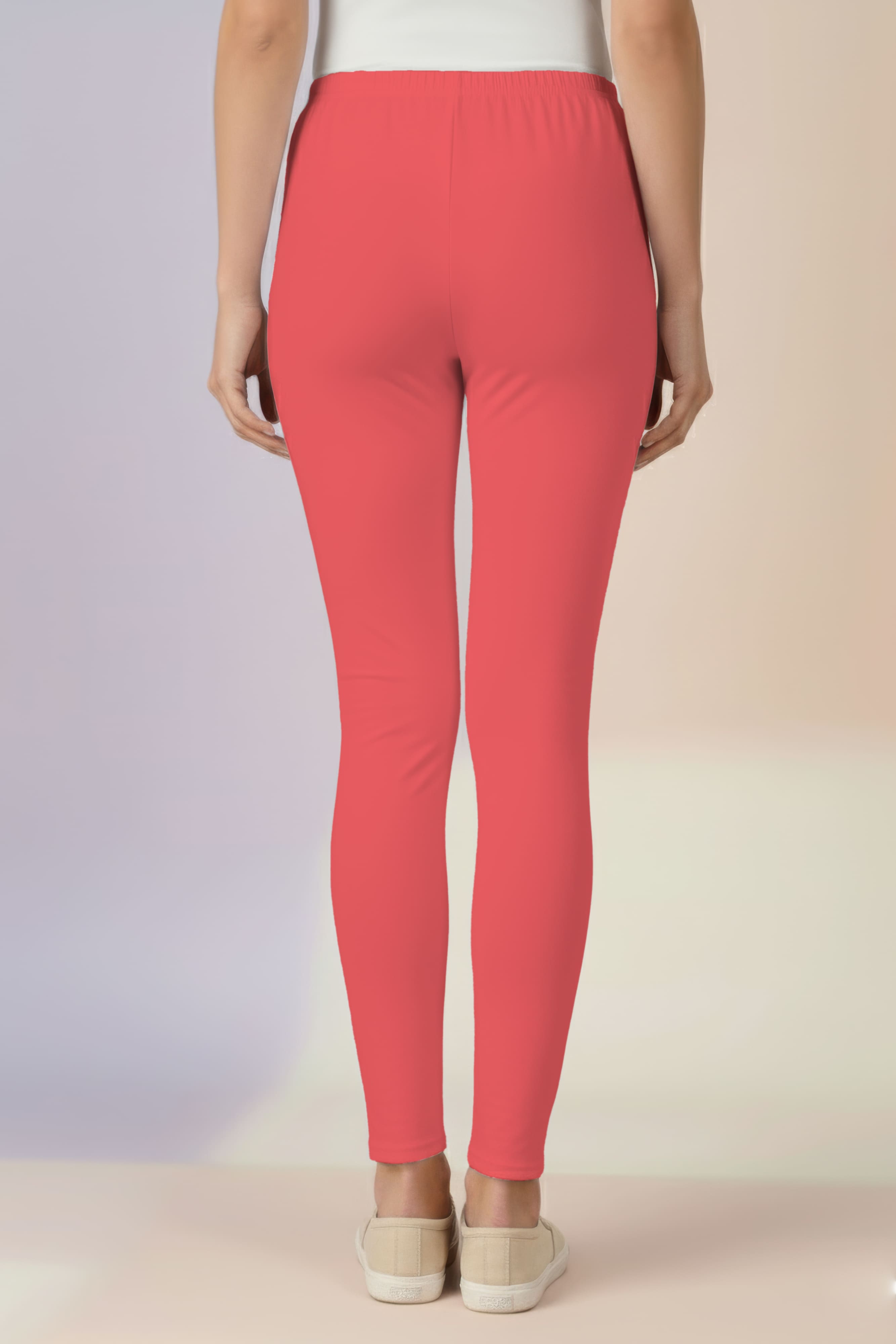 Coral Ankle Length Leggings