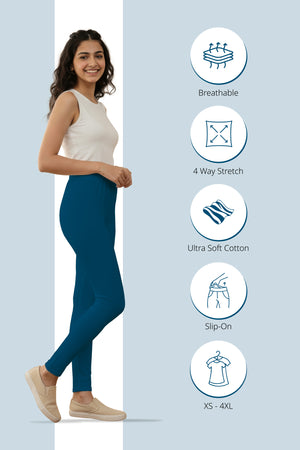 Dark Rama Ankle Length Leggings