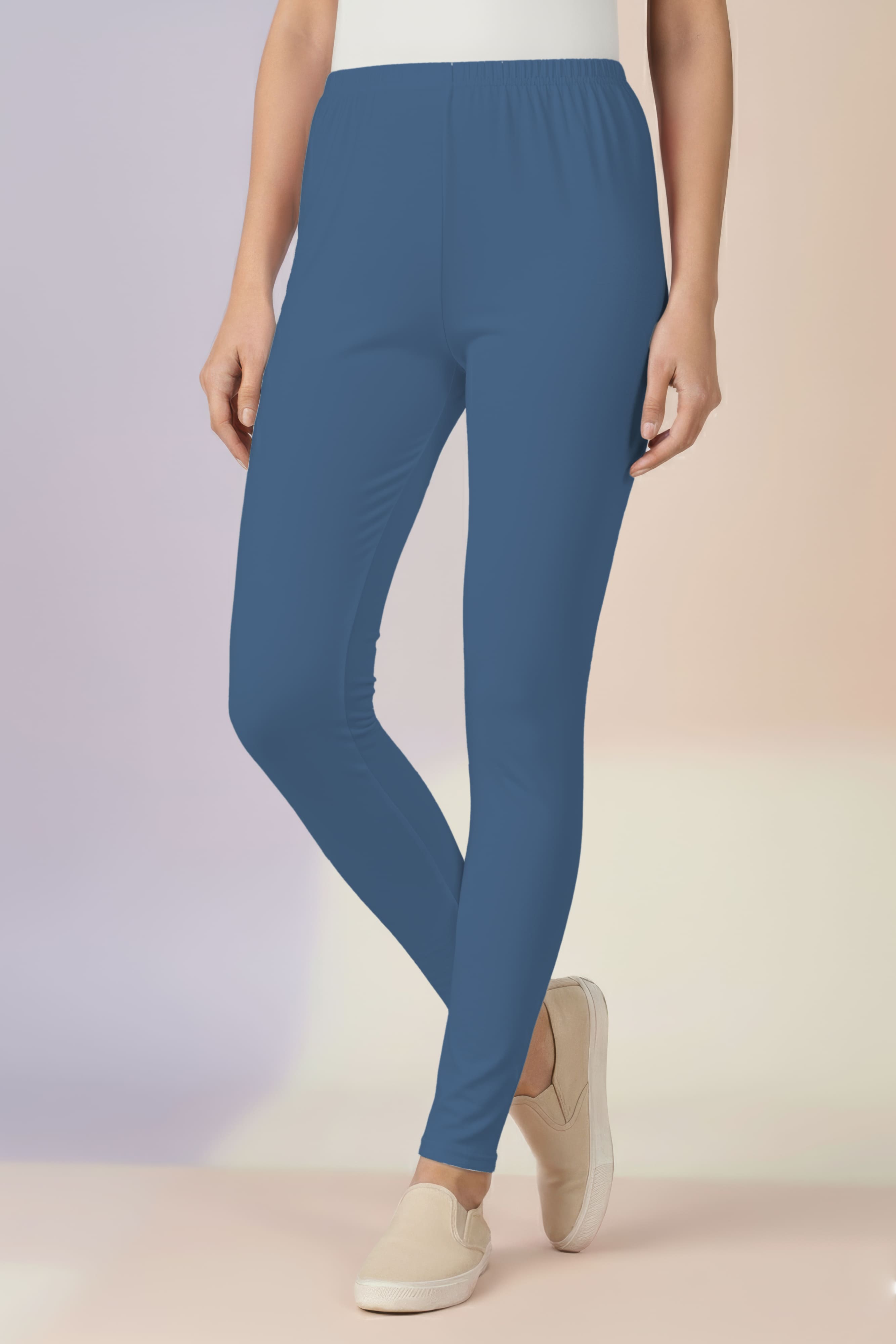 Denim Ankle Length Leggings