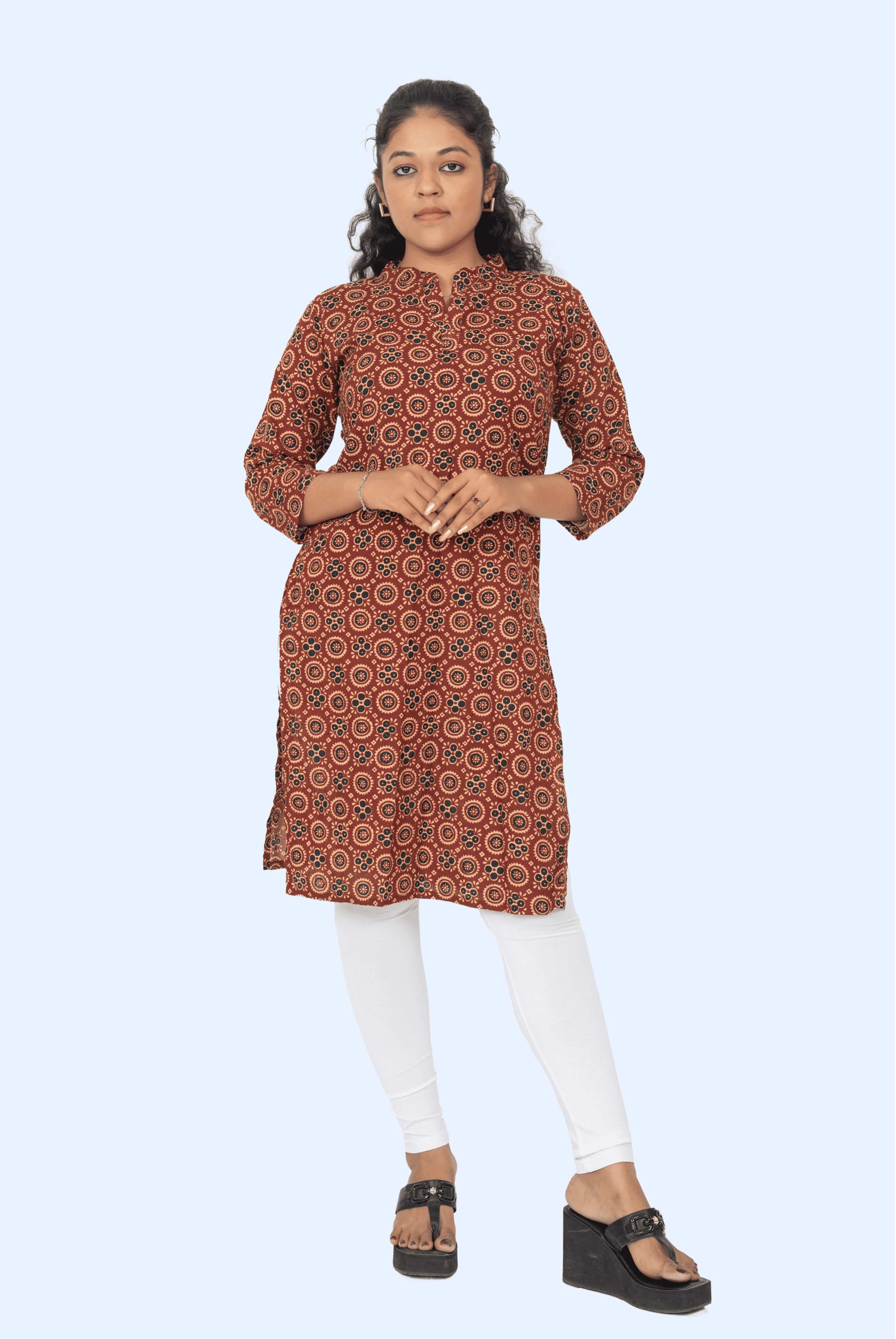 White Chudidar Leggings