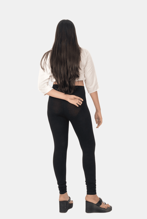 Black Chudidar Leggings