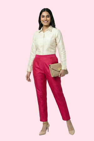 Rani Tussar Silk Pant