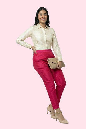 Rani Tussar Silk Pant