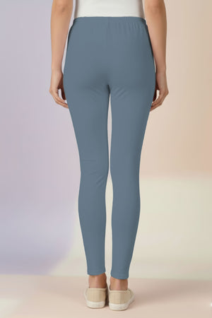 Grey Smoke Ankle Leggings