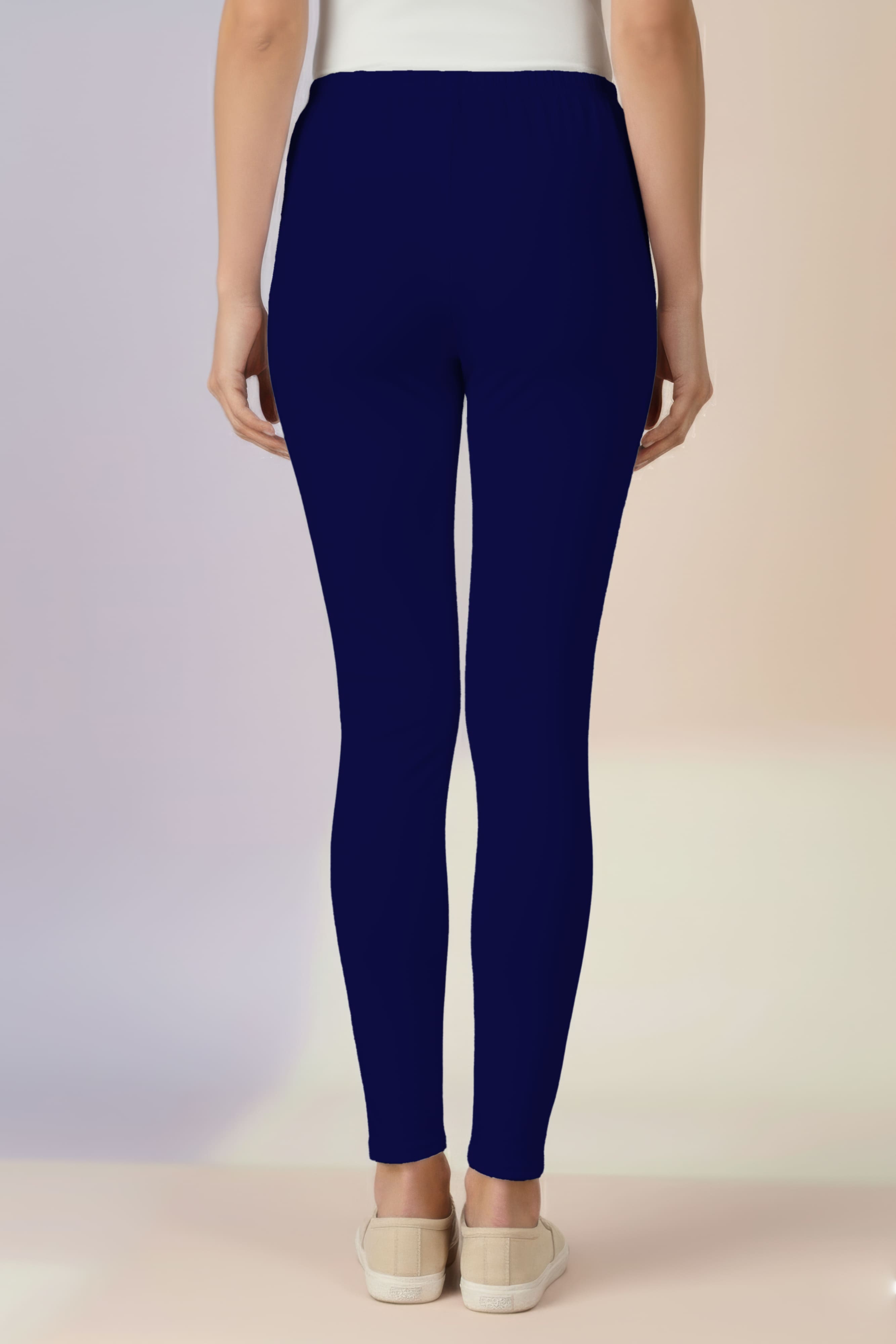 Ink Blue Ankle Length Leggings