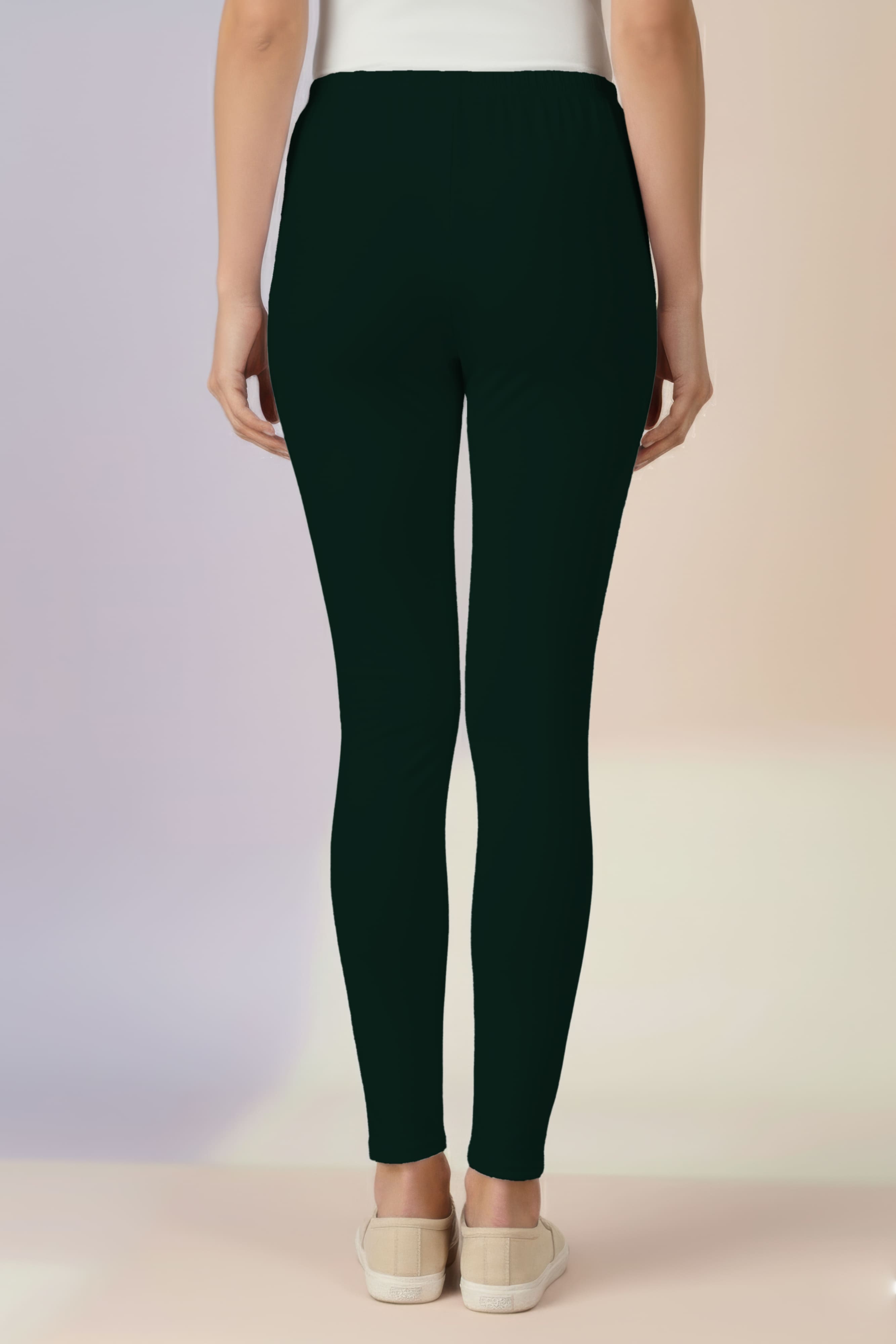 Jungle Green Ankle Length Leggings