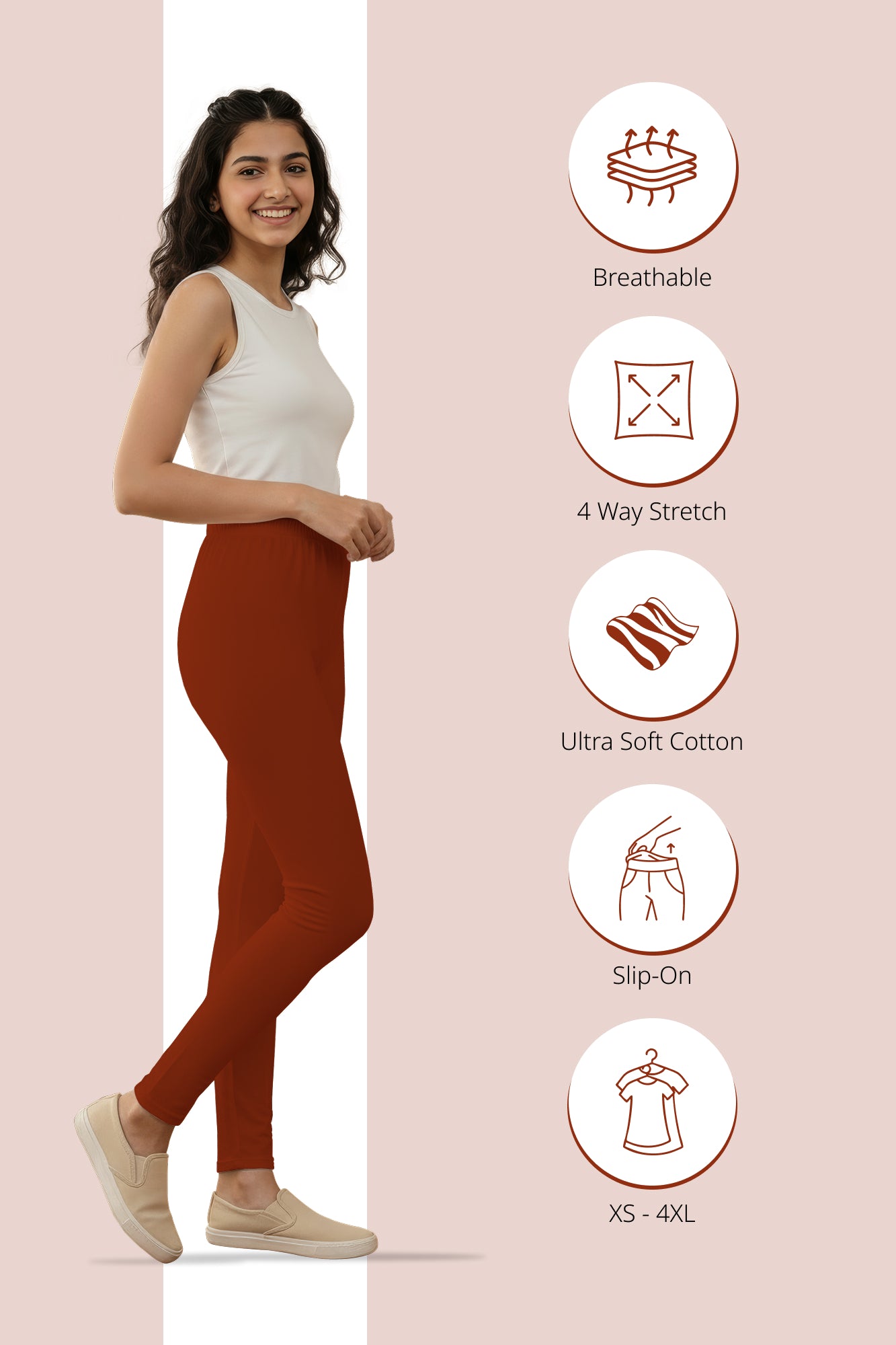 Kesari Ankle Length Leggings