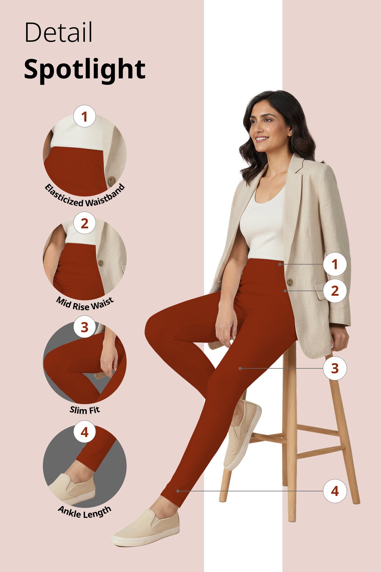 Kesari Ankle Length Leggings
