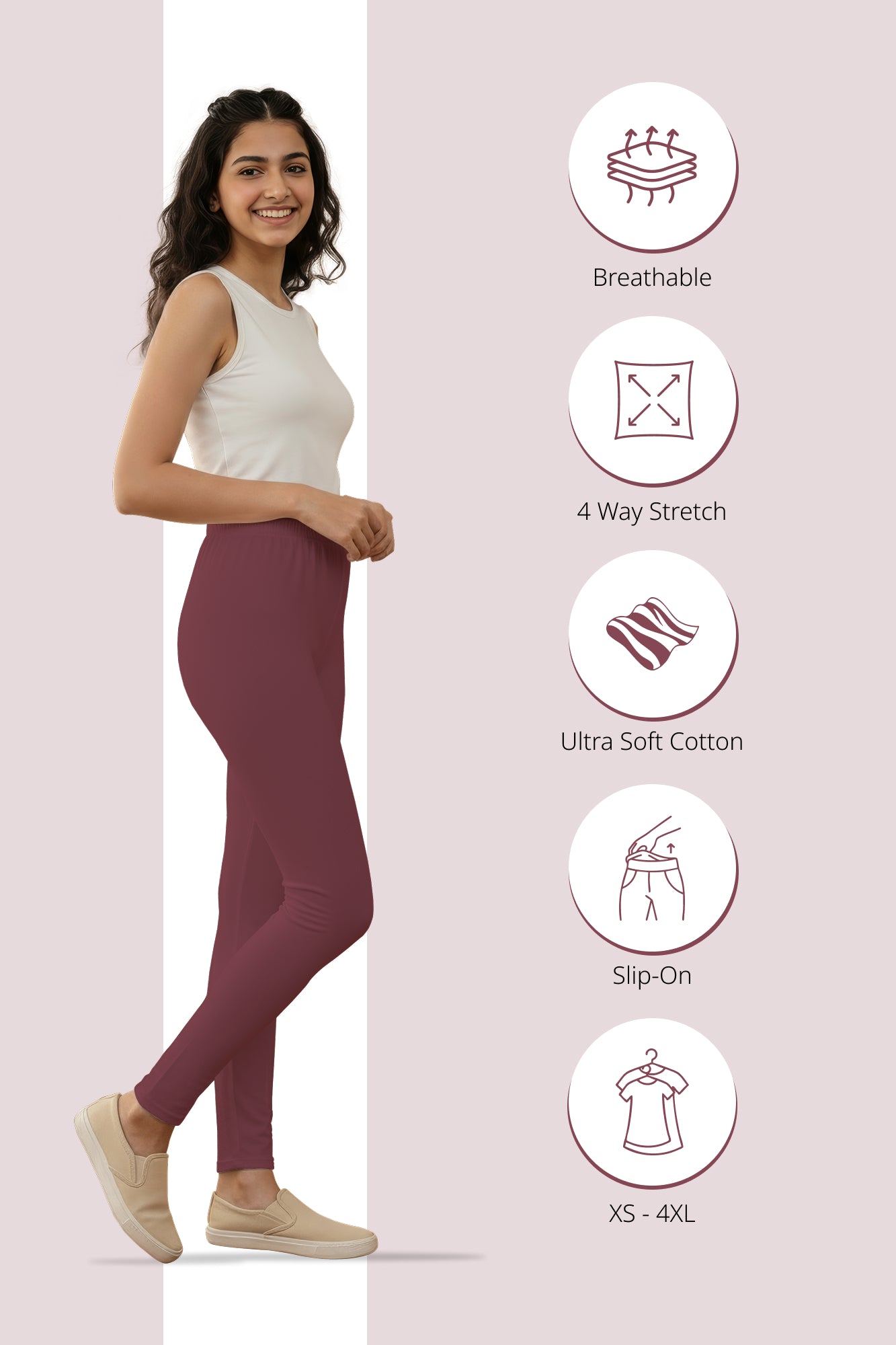 Onion Ankle Length Leggings