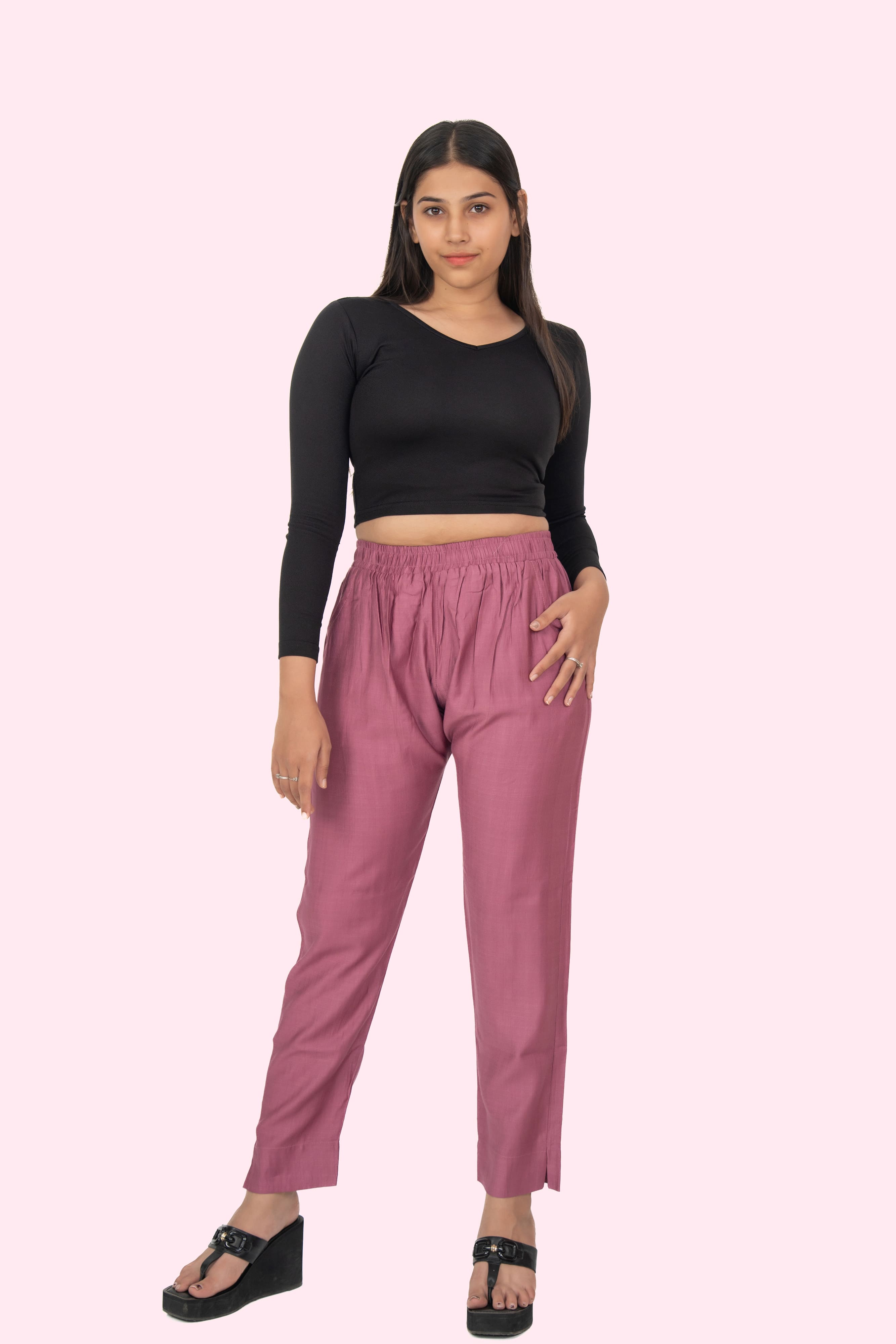 Onion Rayon Silk Pants