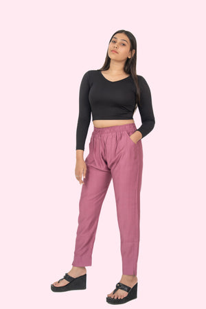 Onion Rayon Silk Pants