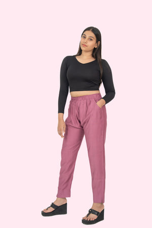 Onion Rayon Silk Pants