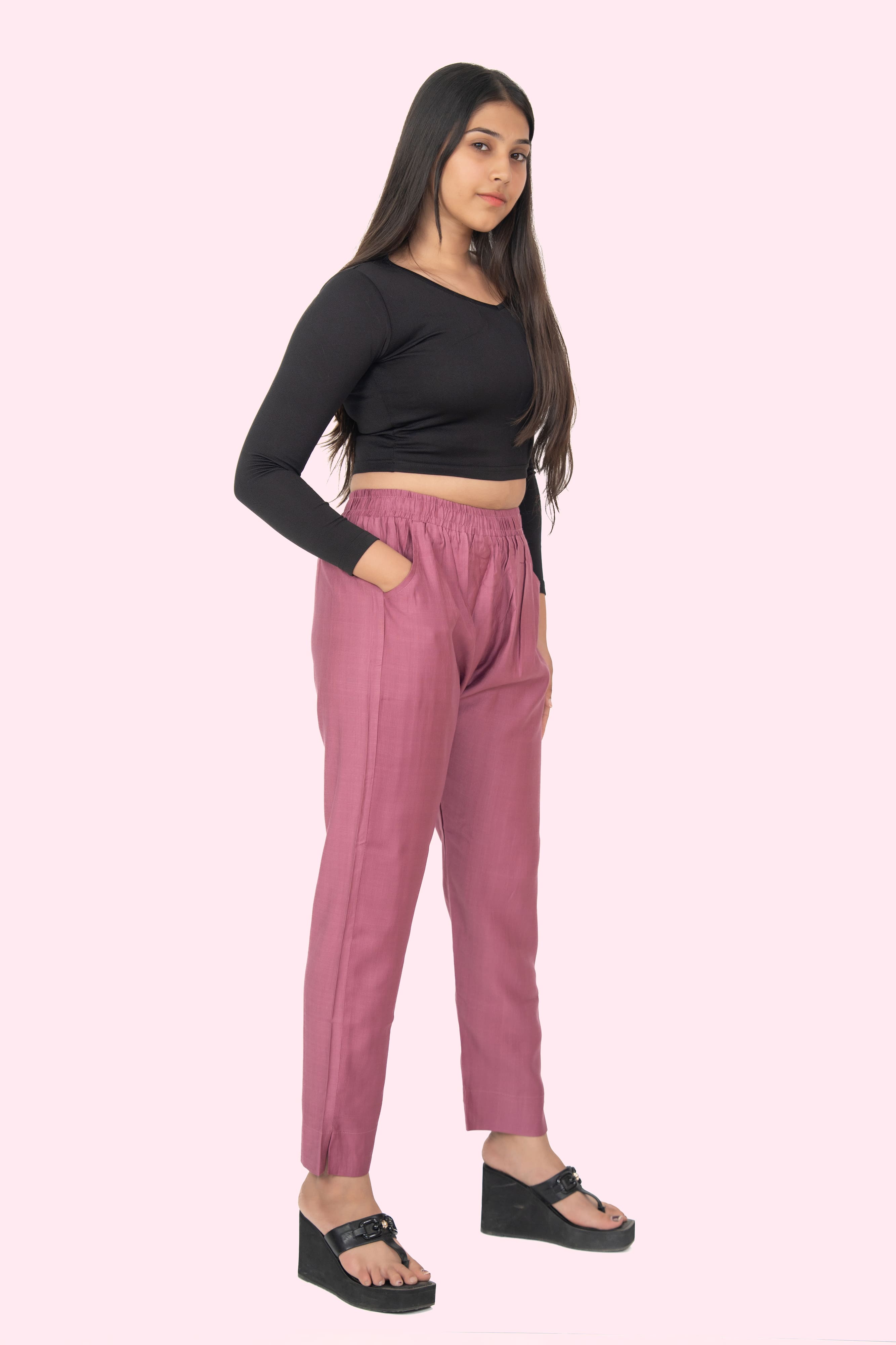 Onion Rayon Silk Pants