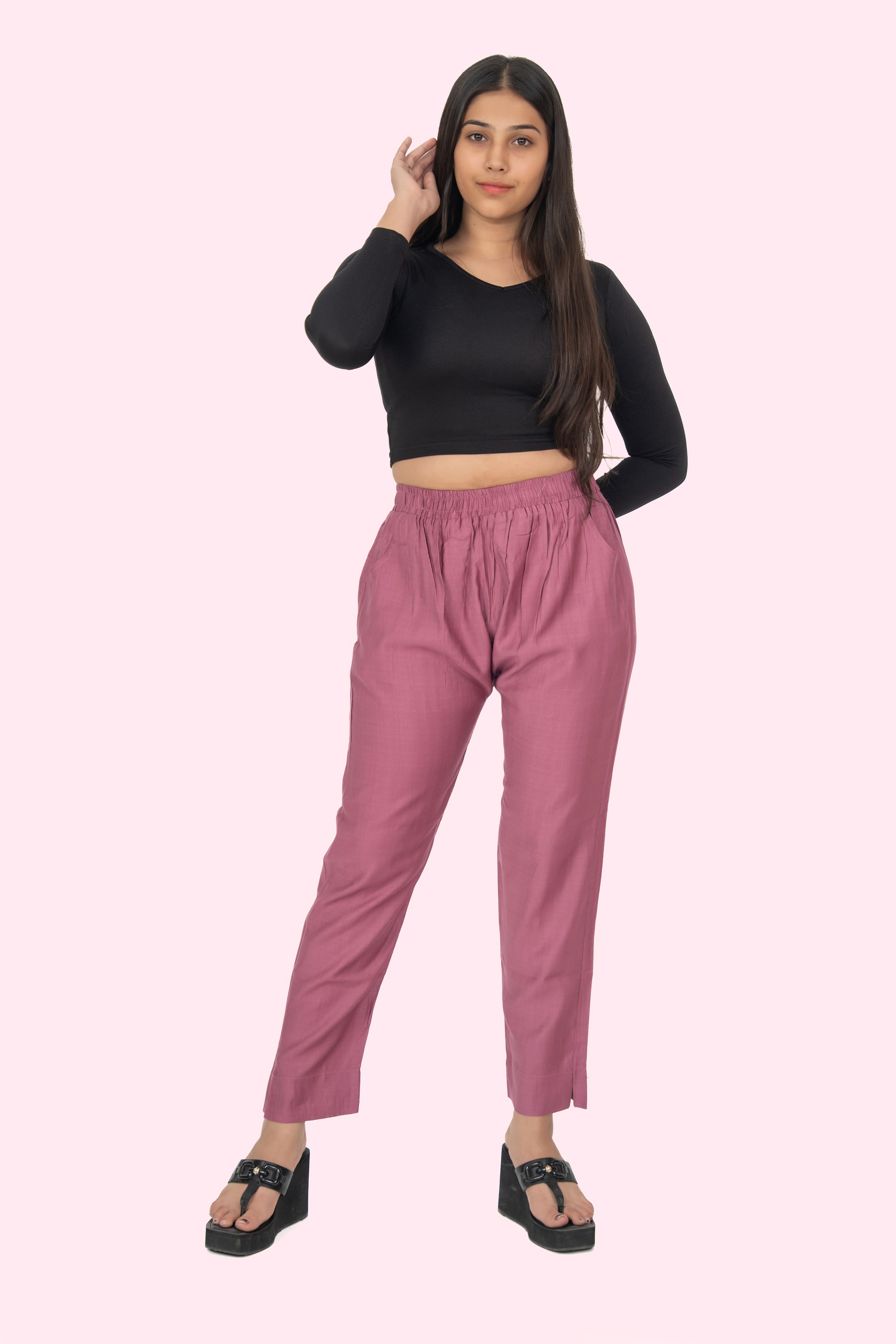 Onion Rayon Silk Pants