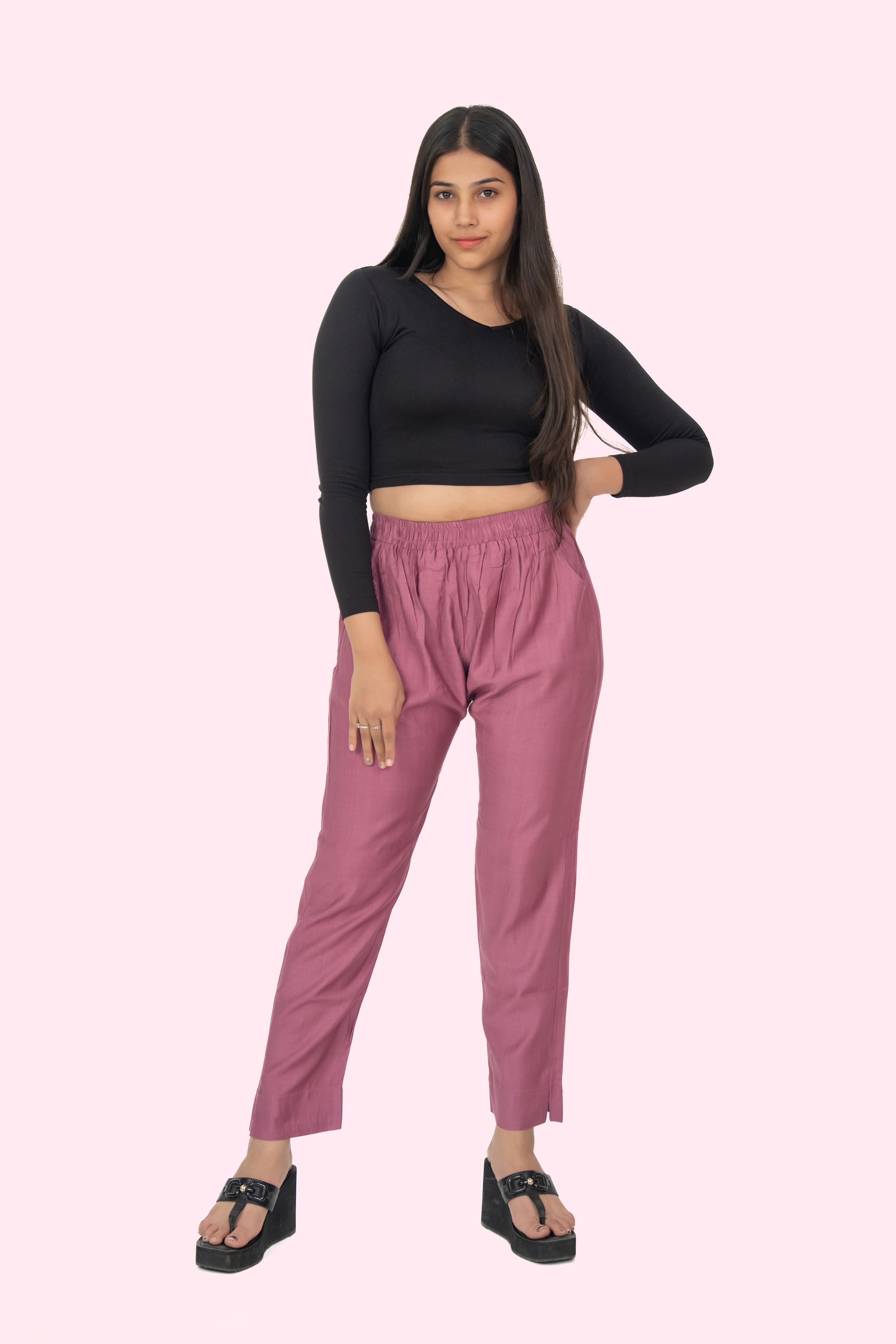 Onion Rayon Silk Pants