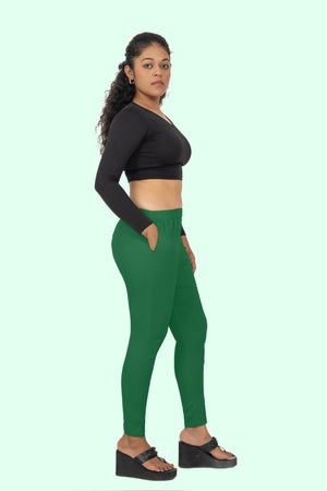 Grass Lycra Stretch Pant