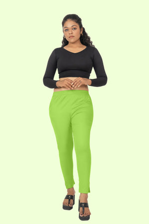 Green Lycra Stretch Pant