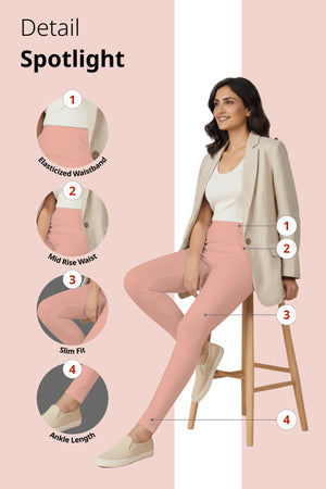 Paper Peach Ankle Length Leggings