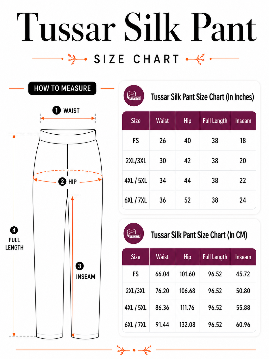 Beige Tussar Silk Pant