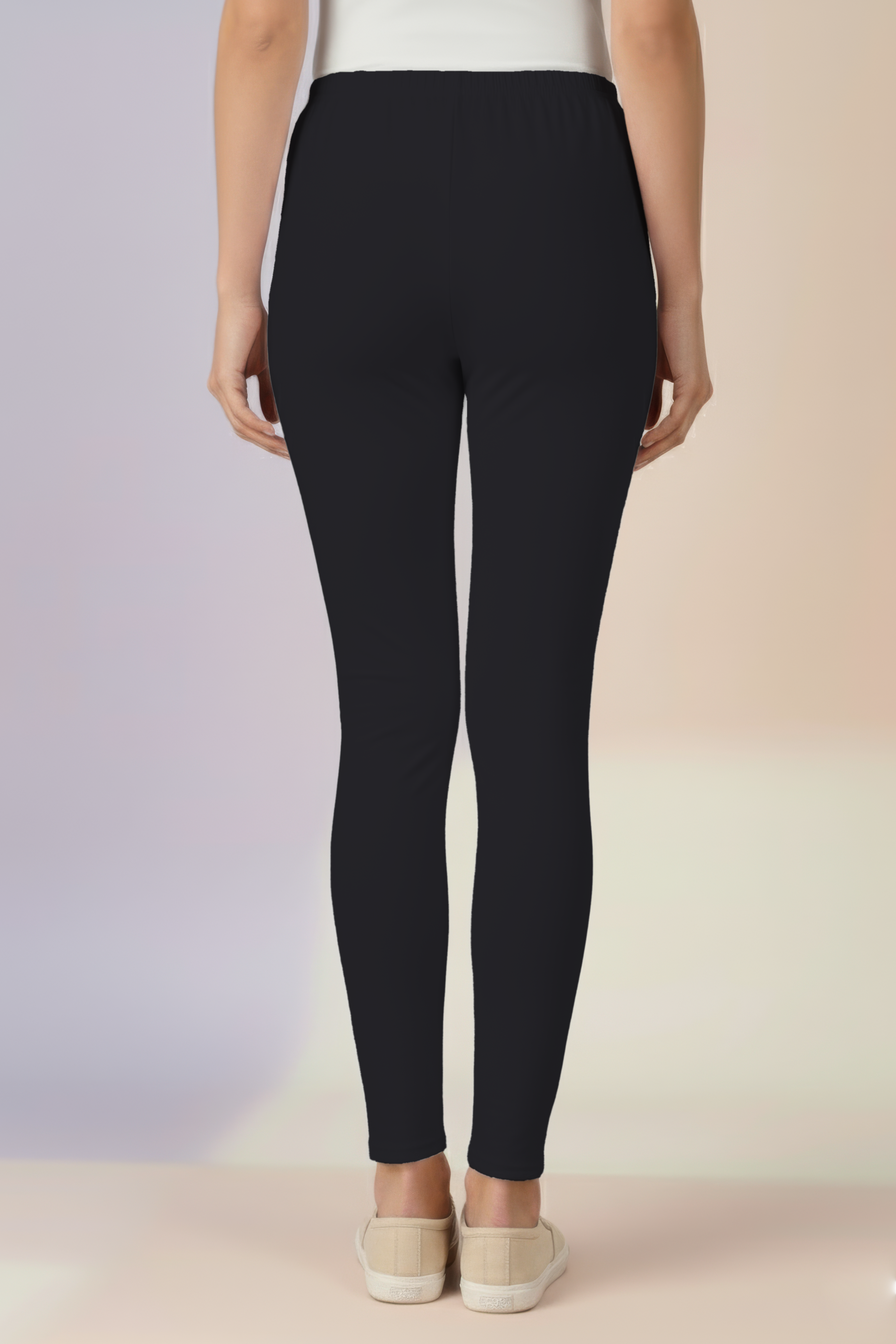 Black Ankle Length Leggings