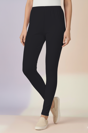 Black Ankle Length Leggings