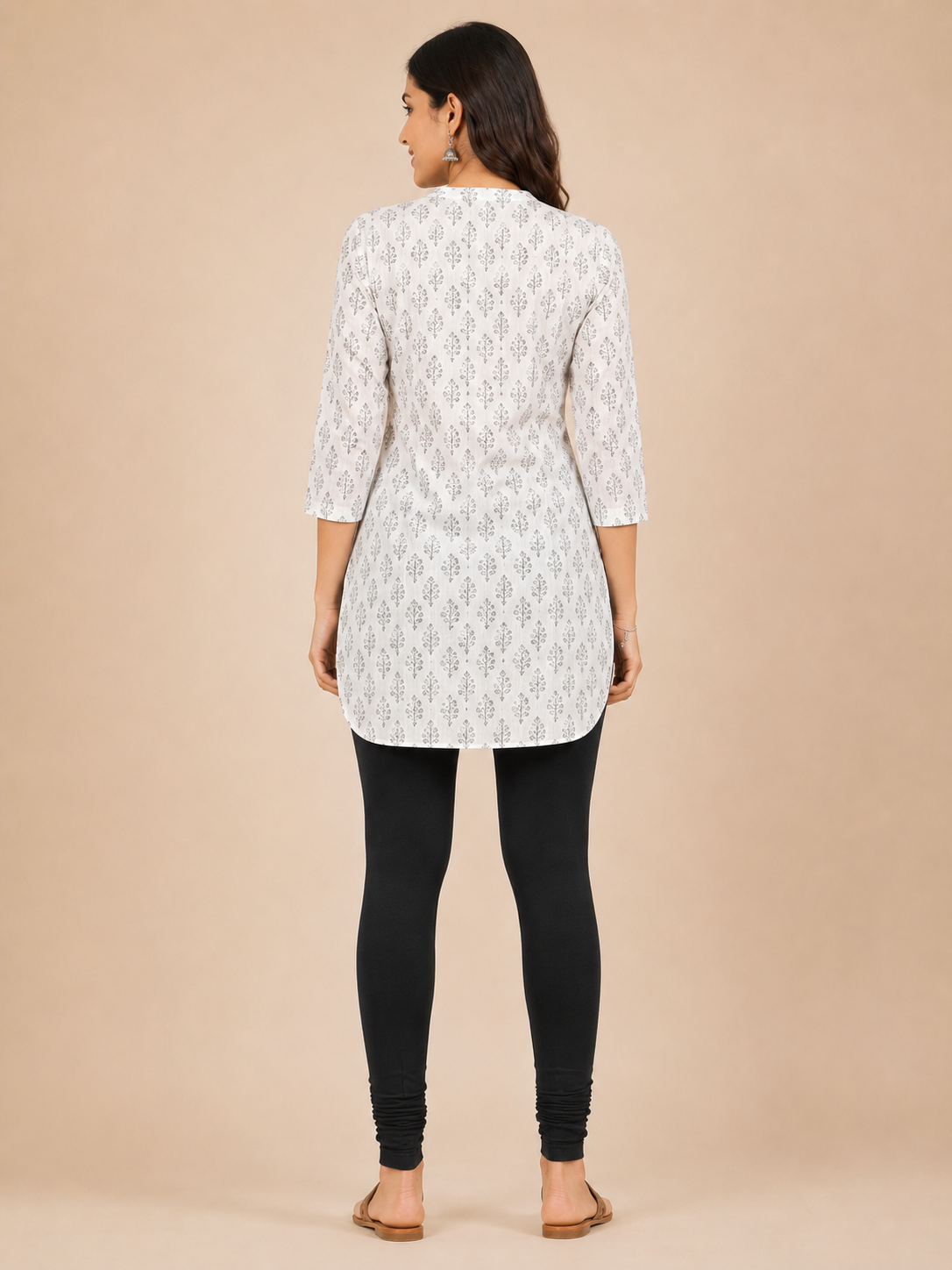 Black Chudidar Leggings