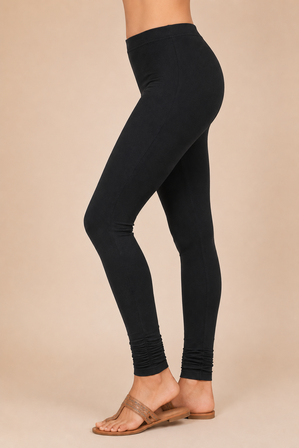 Black Chudidar Leggings