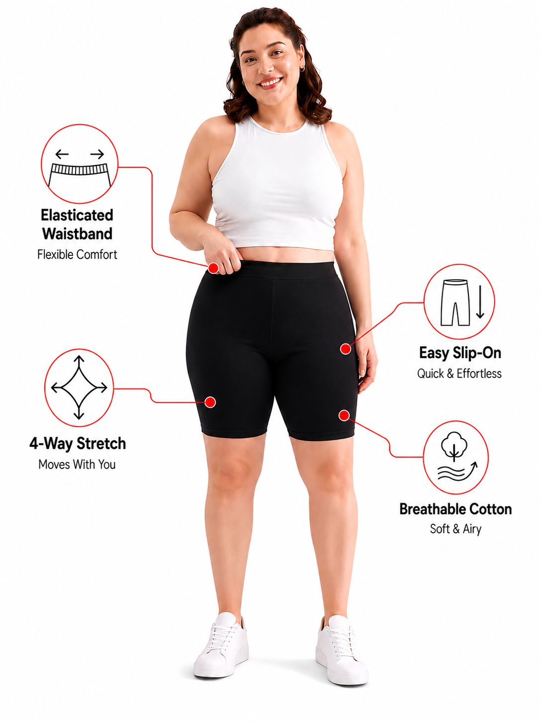 Black Cycling Shorts