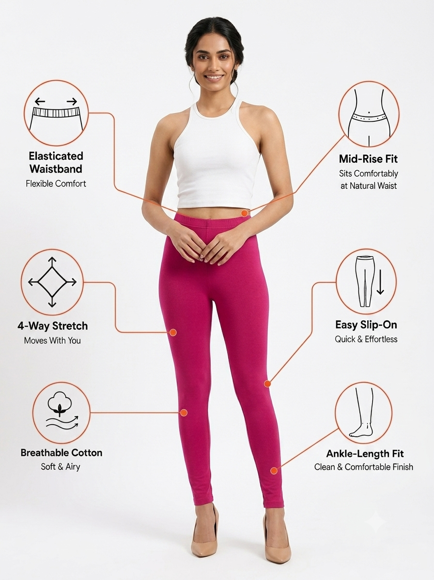 Clover Ankle Length Leggings