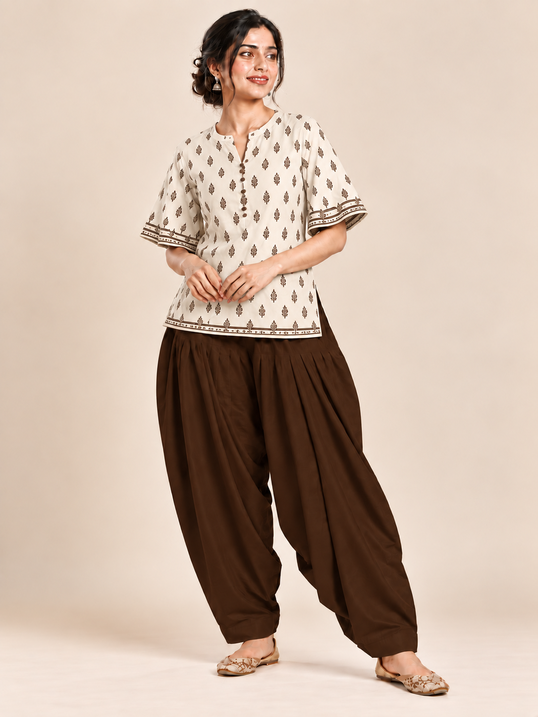 Coffee Rayon Full Patiala Salwar