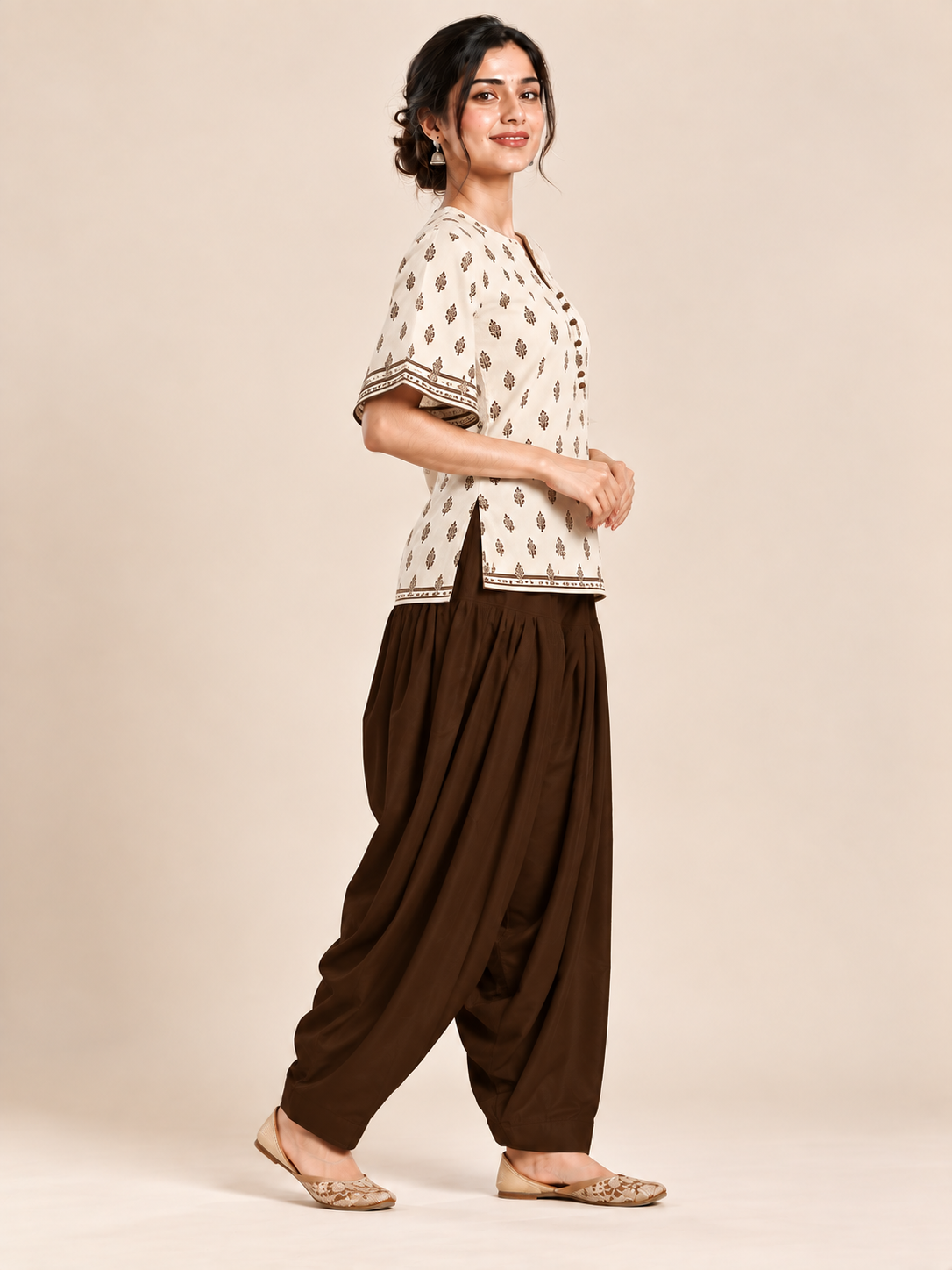Coffee Rayon Full Patiala Salwar