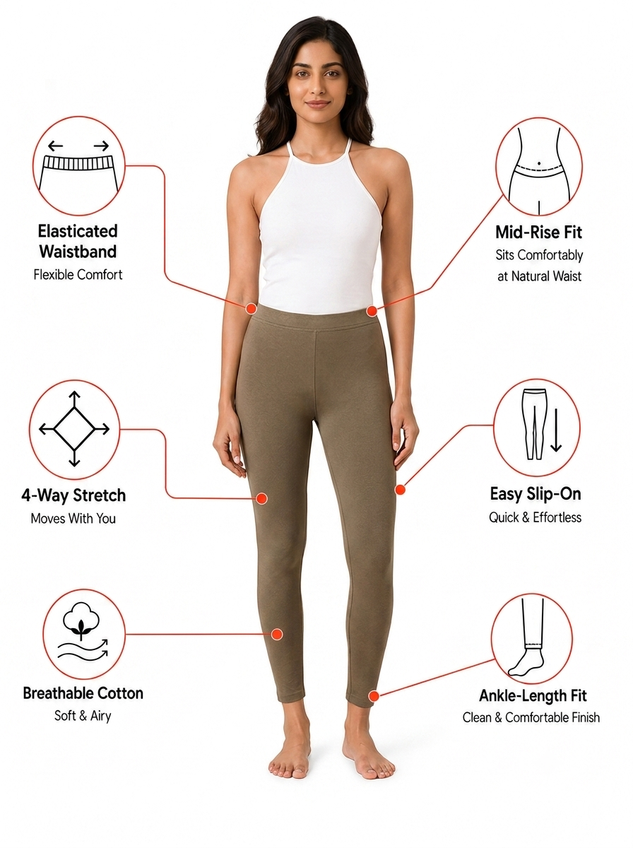 Forest Night Ankle Length Leggings