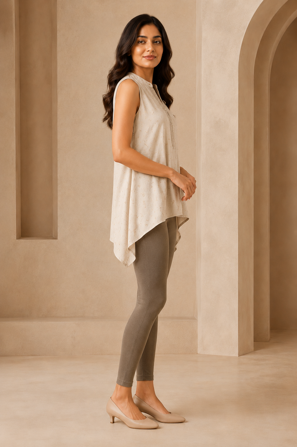 Forest Night Ankle Length Leggings