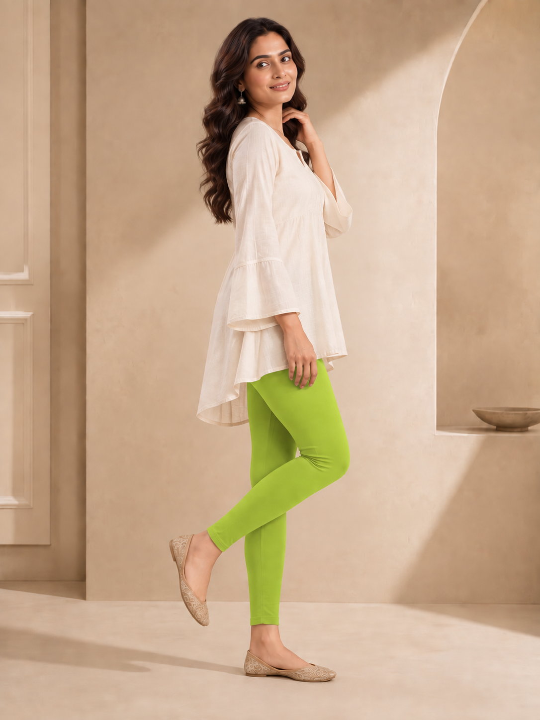 Guava Ankle Length Leggings