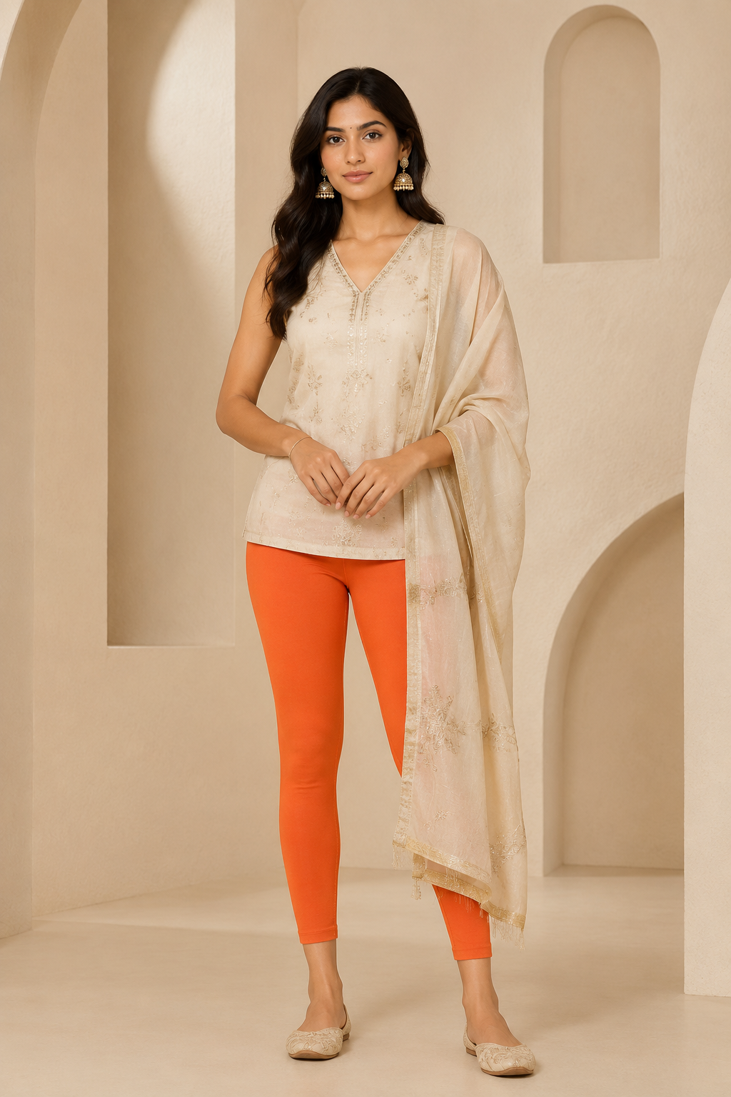Kesari Ankle Length Leggings