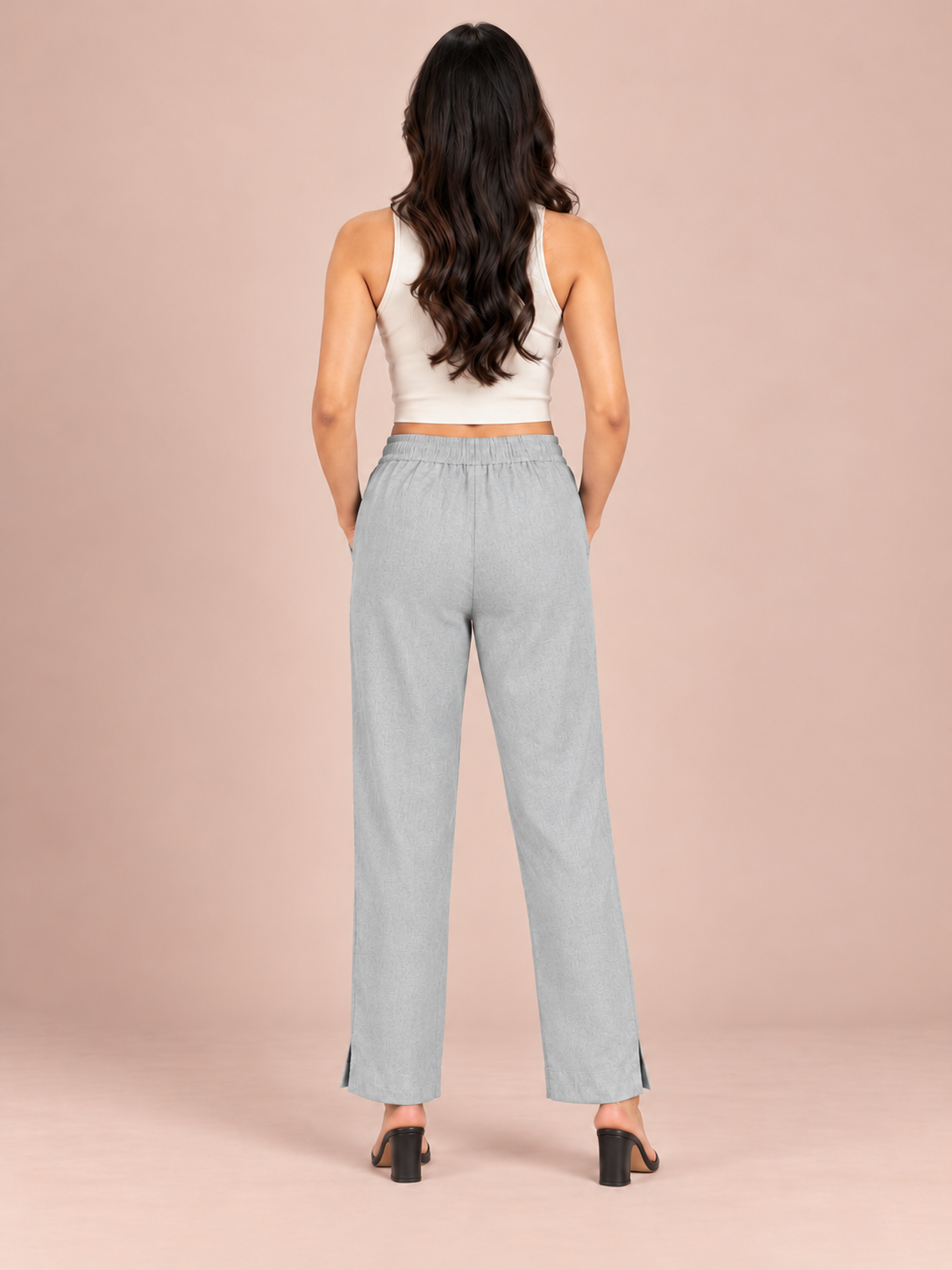 Light Grey Linen Pant