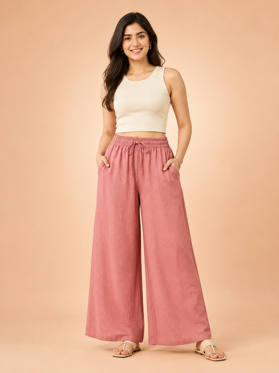 Onion Linen Palazzo
