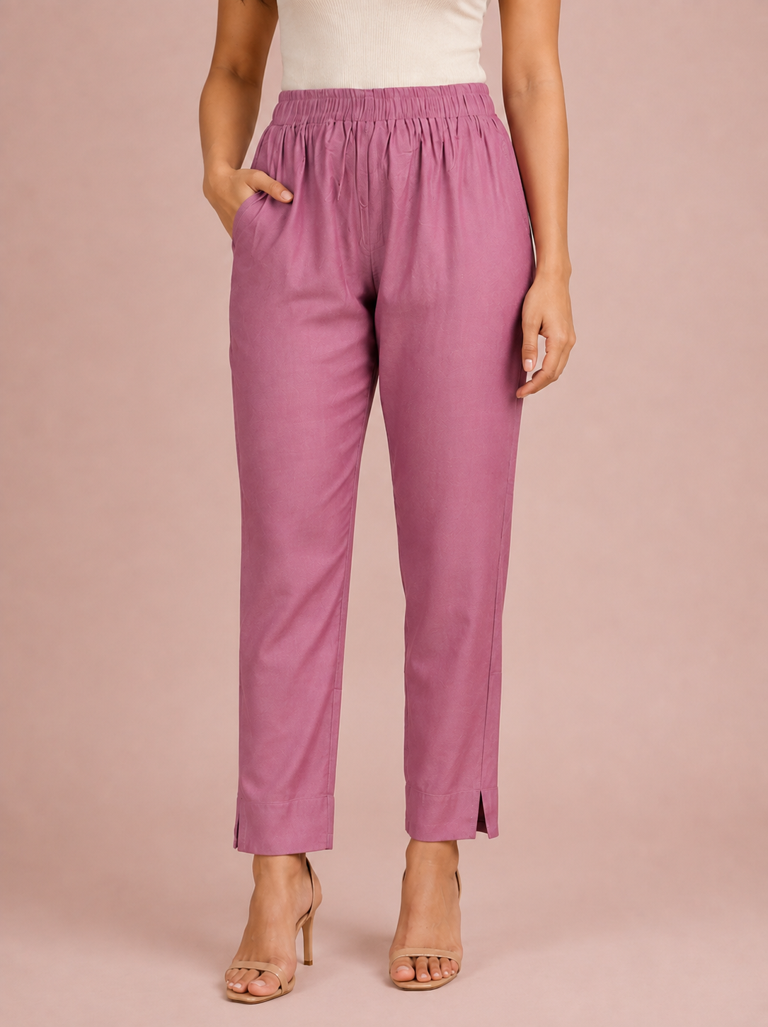 Onion Rayon Silk Pants