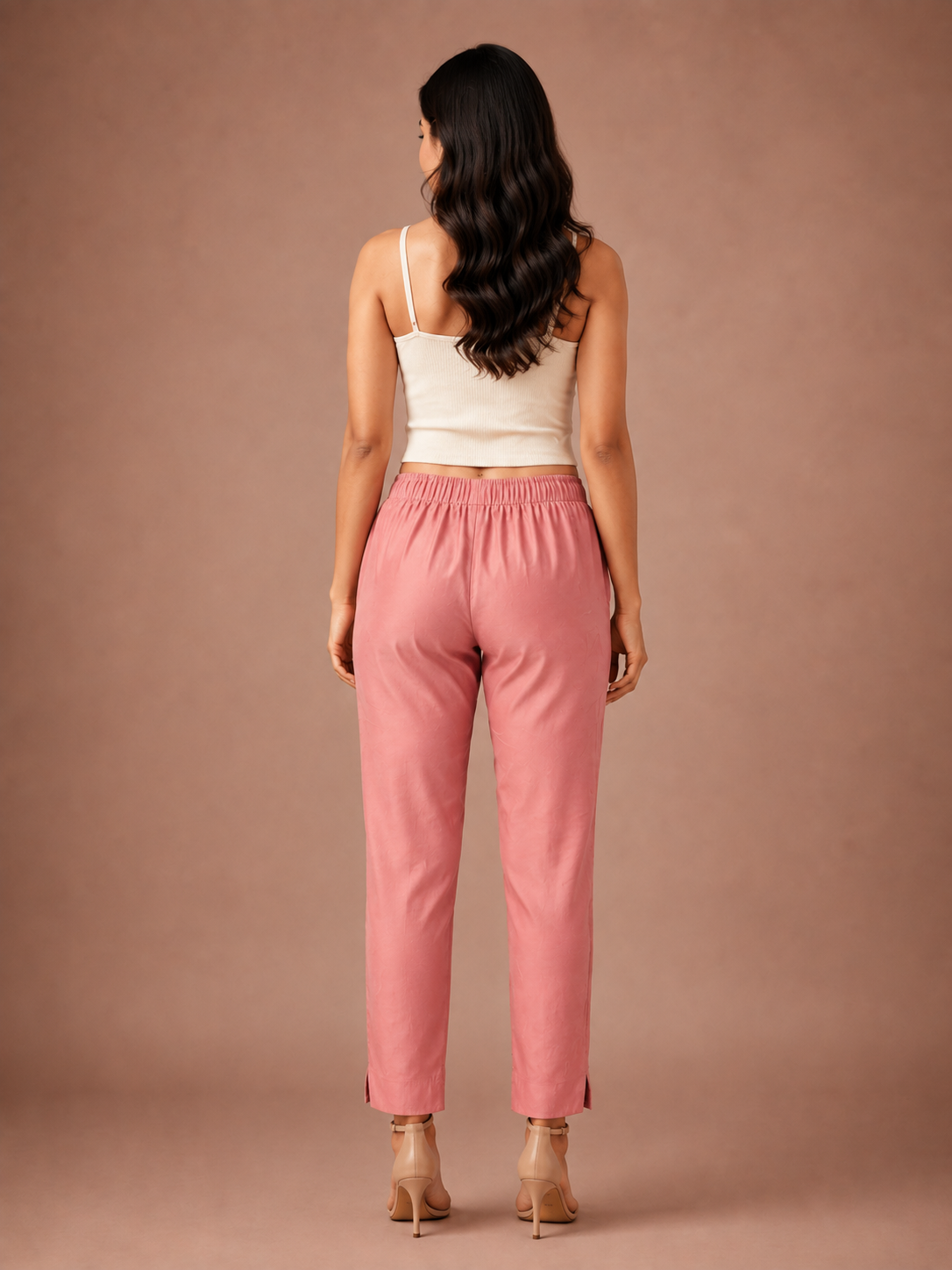 Pearly Purple Rayon Silk Pants