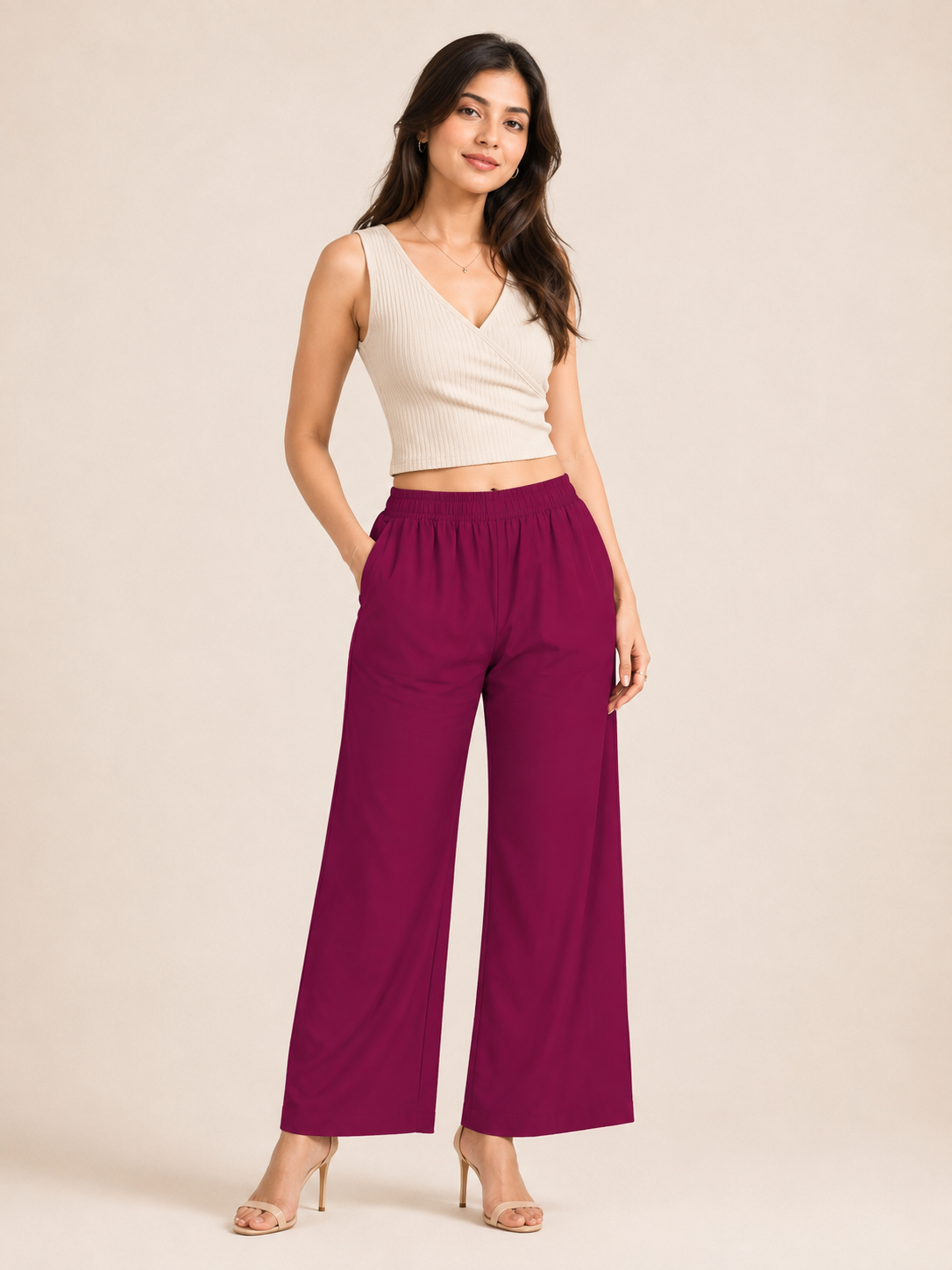 Rani Pocket Premium Rayon Palazzo