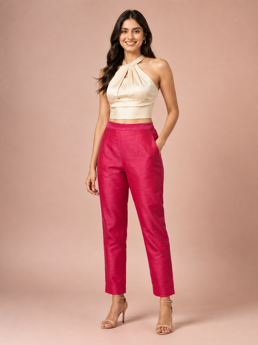 Rani Tussar Silk Pant