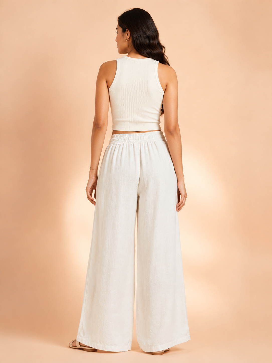 White Linen Palazzo