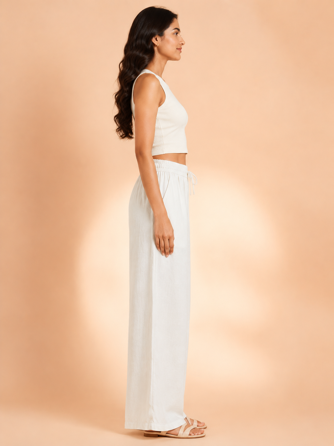 White Linen Palazzo